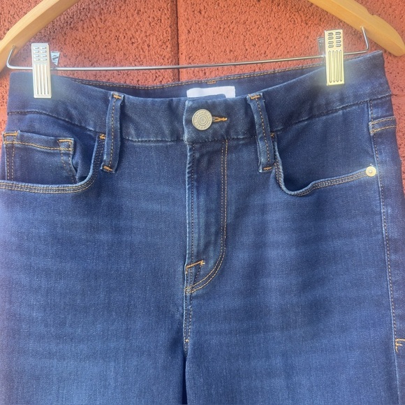 FRAME DENIM Le Mini Boot 29 Claremore Slit kick flare bootcut dark wash - Picture 3 of 9